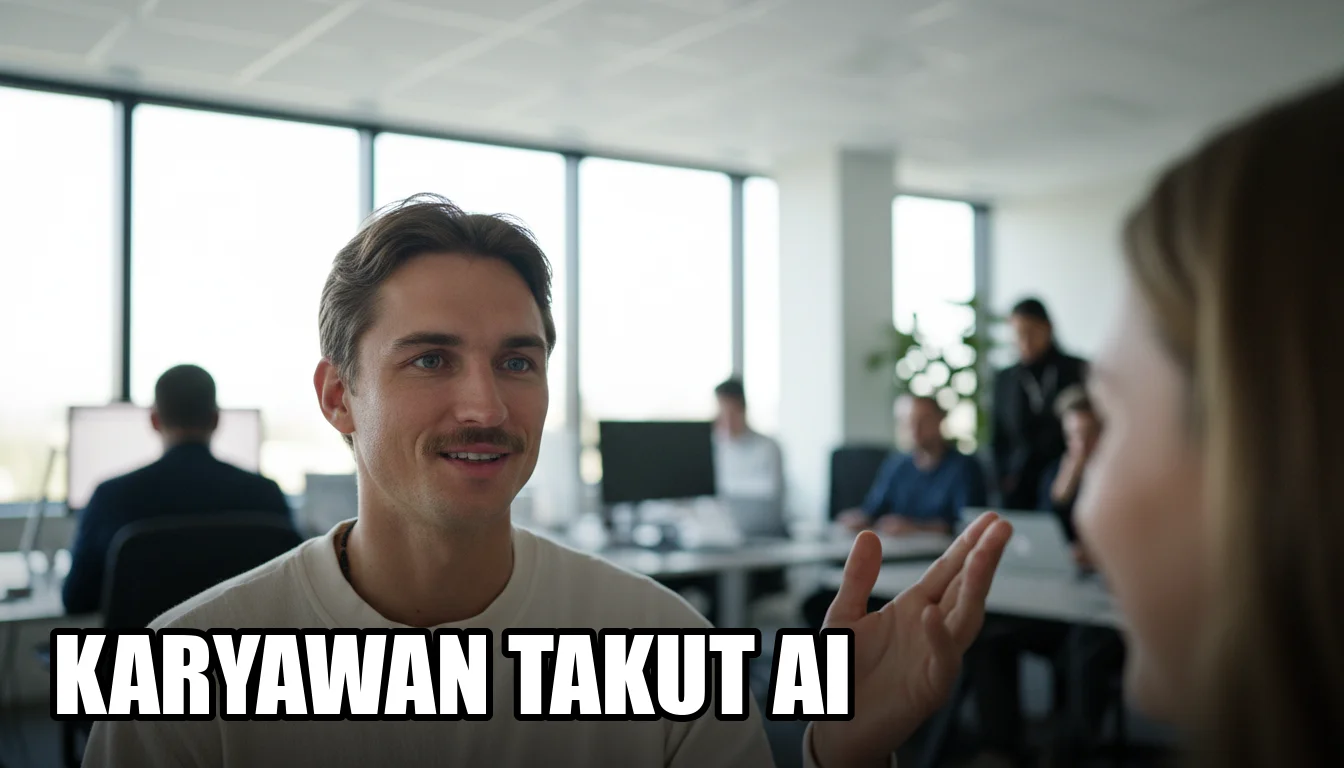 Gambar sampul untuk artikel "Panduan Lengkap Menangani Kekhawatiran Karyawan tentang AI: Cara Membangun Kepercayaan dan Mendorong Adopsi"