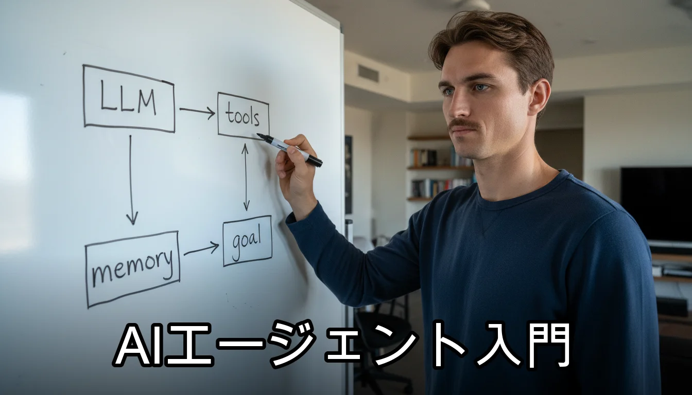 AIエージェントコンポーネント図 - 4つの重要な構成要素