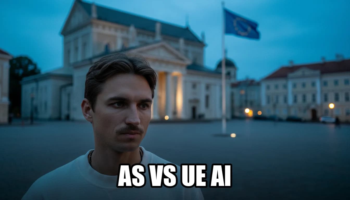 Gambar sampul untuk artikel "Kesenjangan AI AS vs UE: Anda main untuk menang atau main aman?"